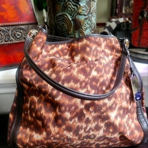 Coach Purse Leppard print